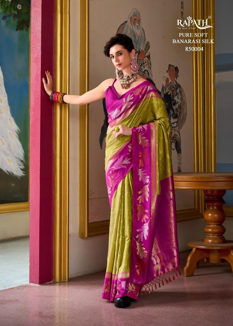 Rajpath Leaf Silk banarasi saree buy online india