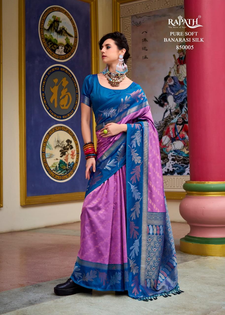 Rajpath Leaf Silk banarasi saree buy online india