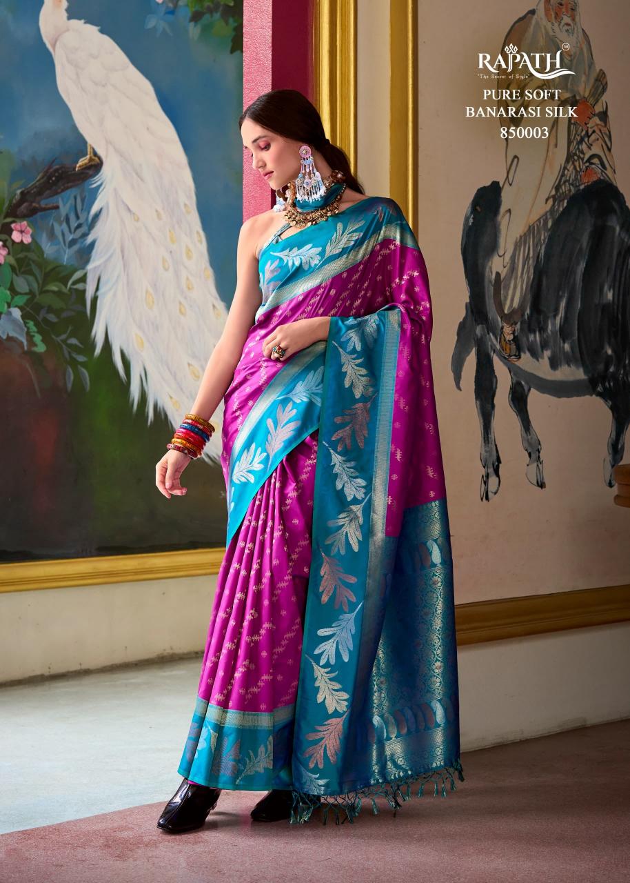 Rajpath Leaf Silk banarasi saree buy online india