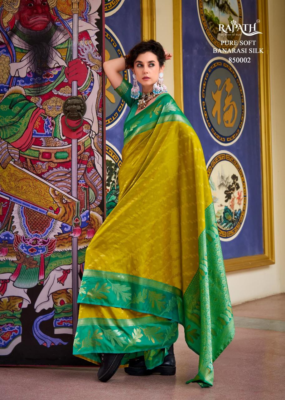 Rajpath Leaf Silk banarasi saree buy online india