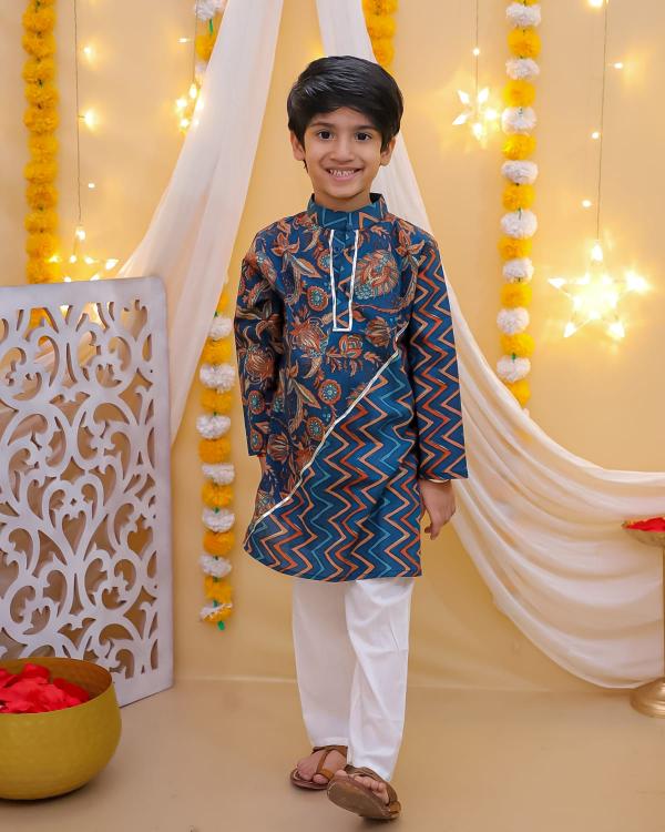 Sabella Boys Vol 4 cotton kids kurti size chart india