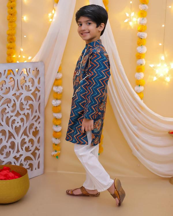 Sabella Boys Vol 4 cotton kids kurti size chart india