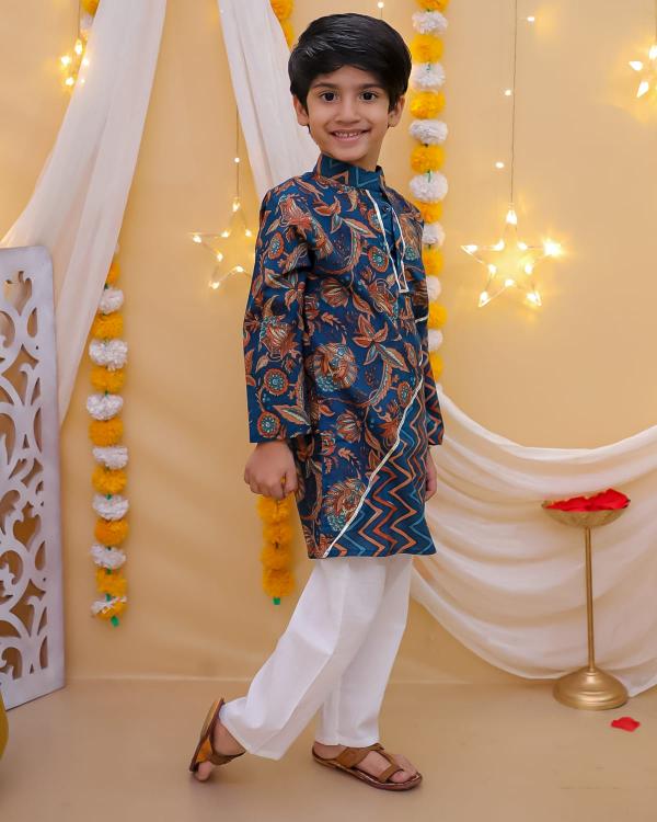 Sabella Boys Vol 4 cotton kids kurti size chart india