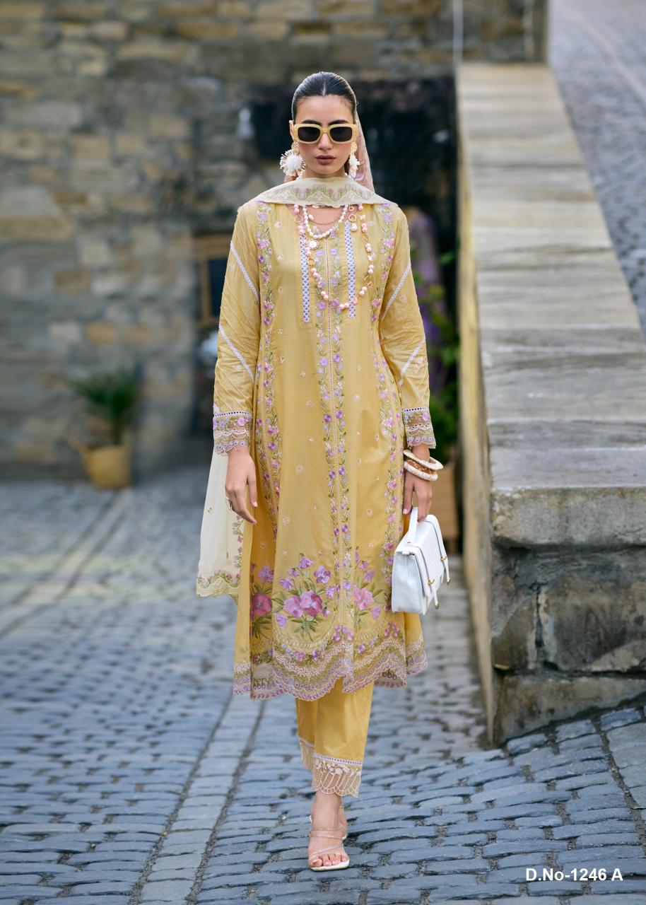 Sabella Embroidery With hand work pakistani style kurti online india