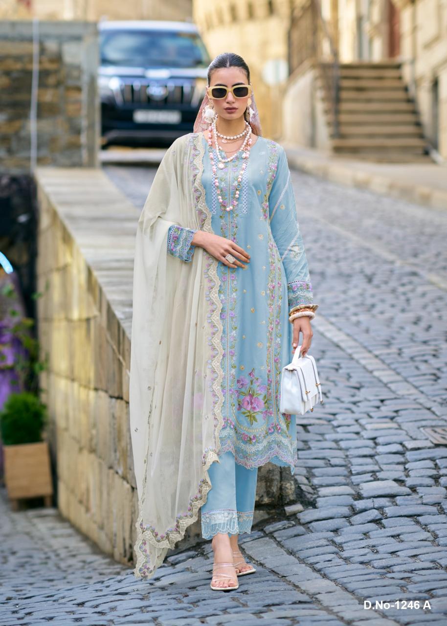 Sabella Embroidery With hand work pakistani style kurti online india