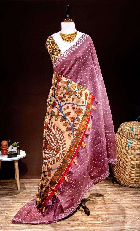 Sabella Linen Digital Print Vol 4 kalamkari sarees india mart