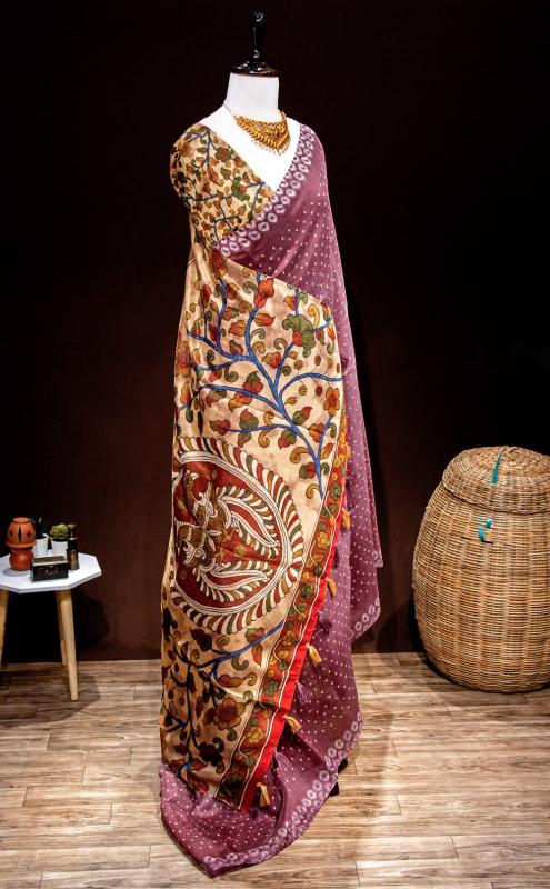 Sabella Linen Digital Print Vol 4 kalamkari sarees india mart