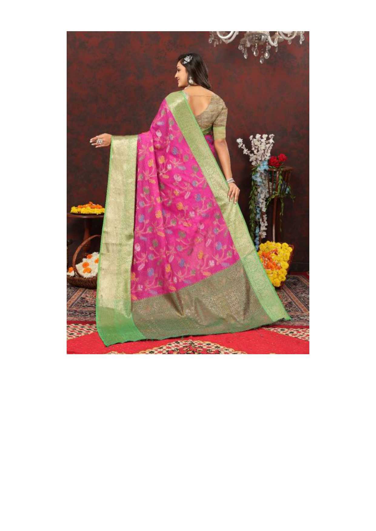 Sabella Pink 283 online wholesale cotton sarees shopping in india