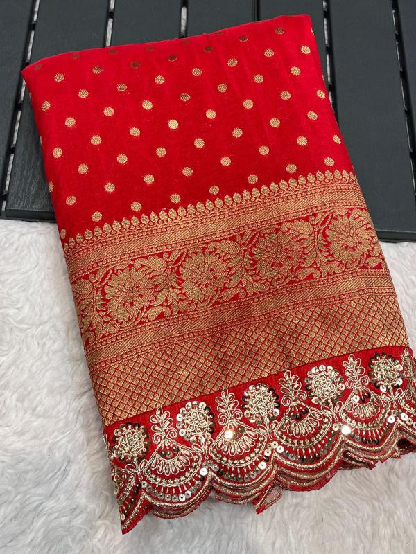 Sabella Pure Crepe Khadi Silk Vol 2 silk red saree buy online india