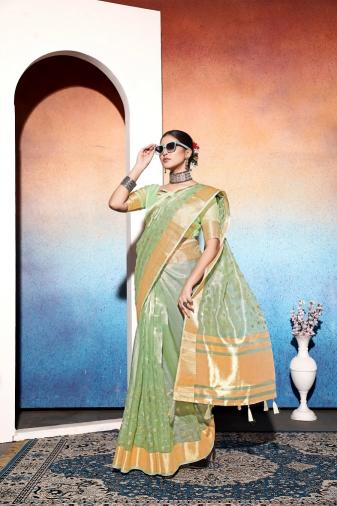 Sabella Shrishti 94 tussar silk saree weavers in india