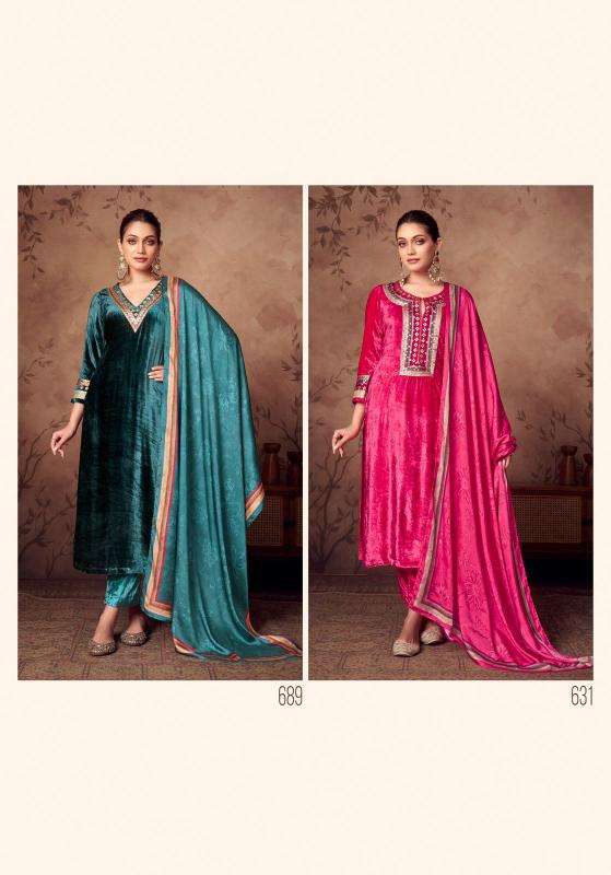 Sahiba Crispy Pure Viscose Velvet Dyed Salwar Kameez Wholesale catalog