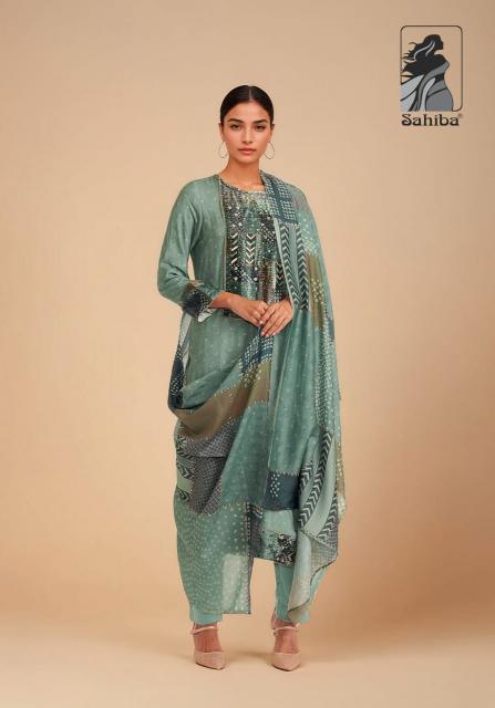 Sahiba Iraha Digital print Salwar Kameez Wholesale Catalog