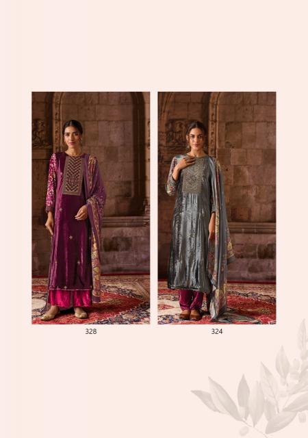 Sahiba Saumya Viscose Velvet Salwar Kameez Wholesale Catalog