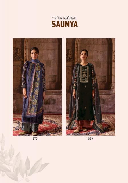 Sahiba Saumya Viscose Velvet Salwar Kameez Wholesale Catalog