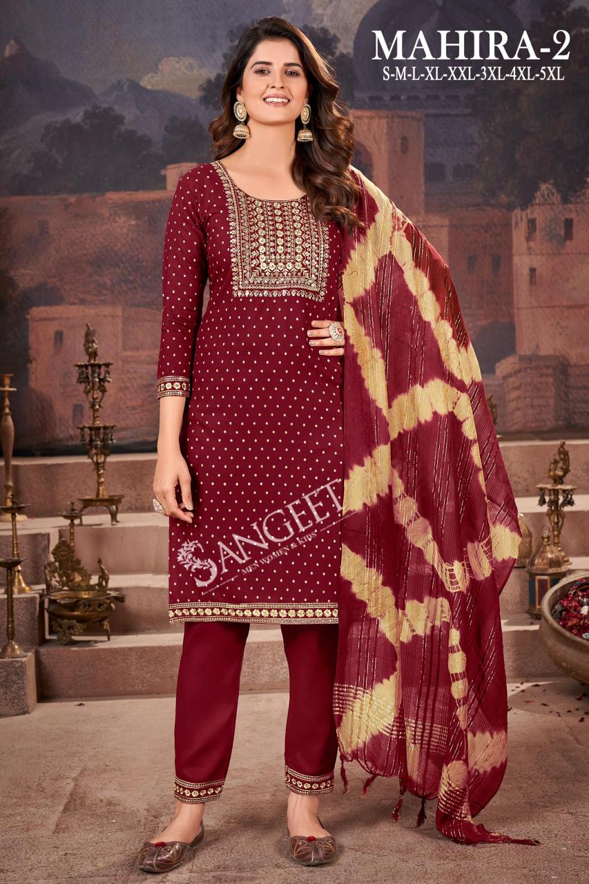 Sangeet Mahira Vol 2 latest kurti designs for girls in india