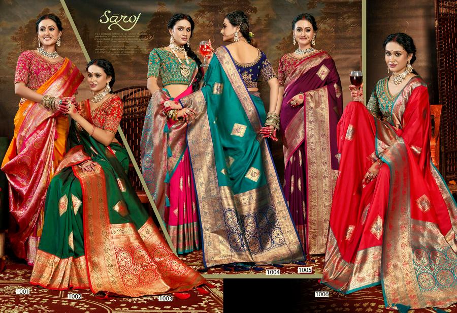 Saroj Mangalgiri silk vol.1 50*600 silk saree  in surat with price wholesale