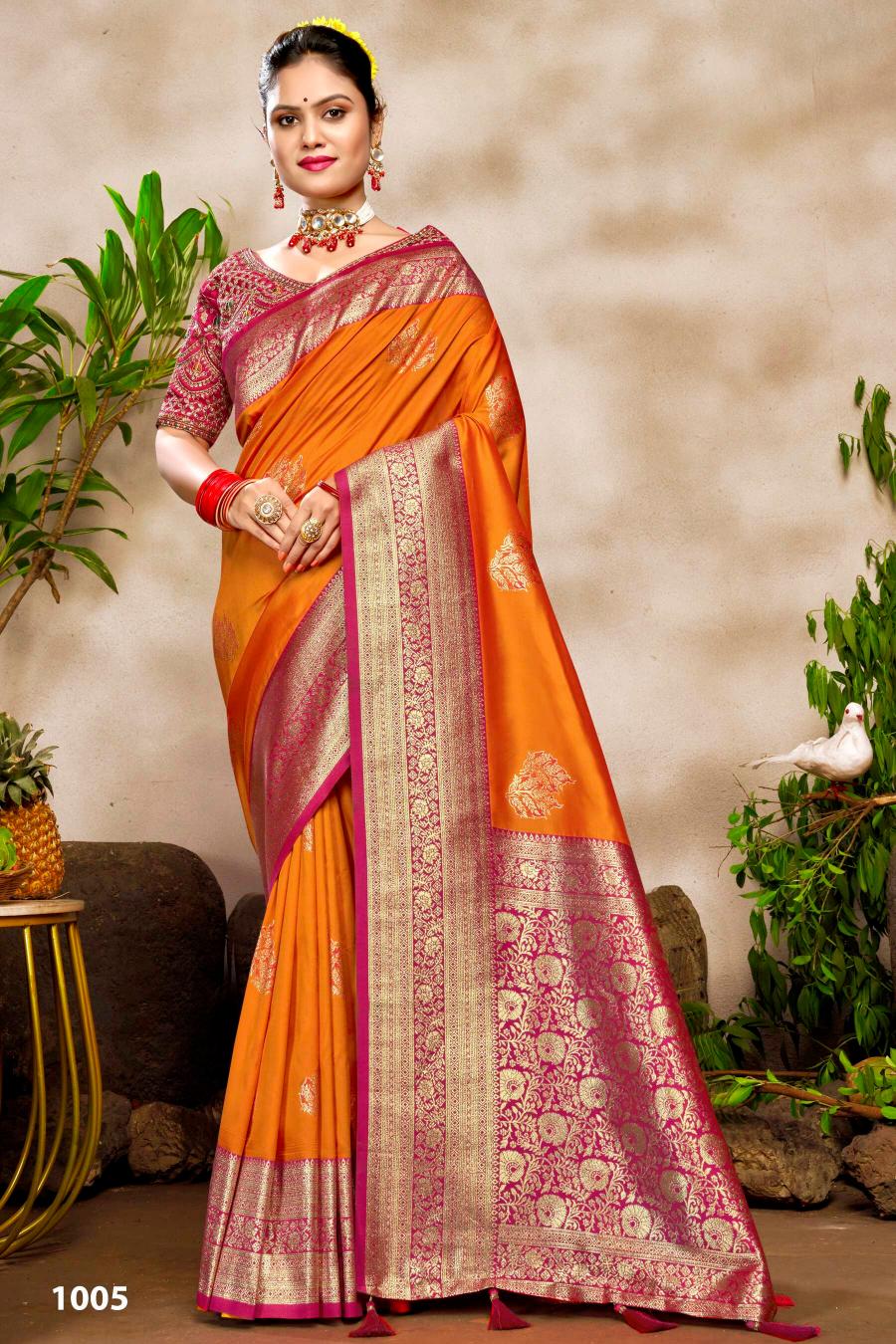 Saroj Mangalgiri silk vol.3 50*600 silk saree  in surat with price wholesale