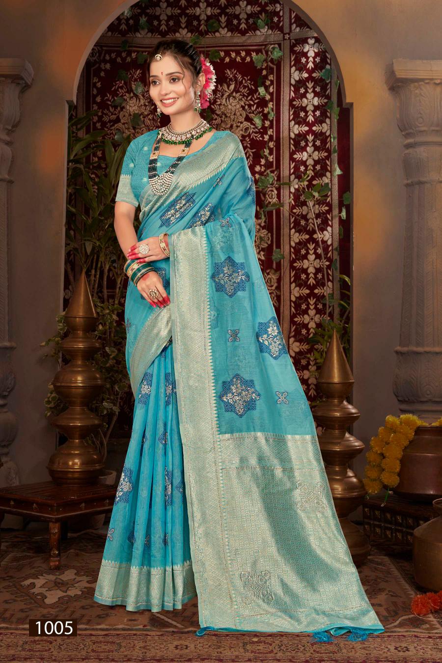 Saroj Radiant cotton vol.4 Cotton silk saree in surat with price wholesale