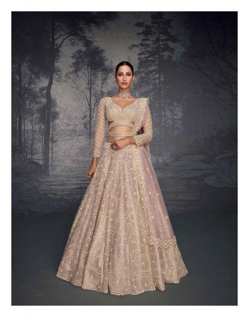 Sayuri Glamour Pure Net Fully Embroidered buy lehenga online wholesale