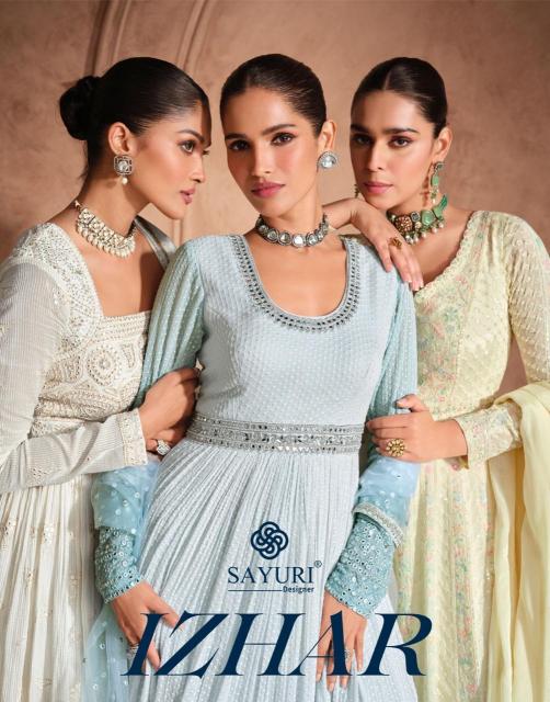 Sayuri Izhar Designer georgette Gown kurtis india