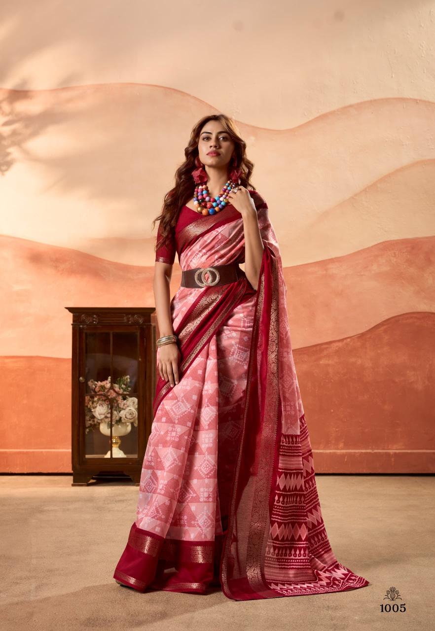 Sr Prachi Soft Cotton printed sarees online shopping india