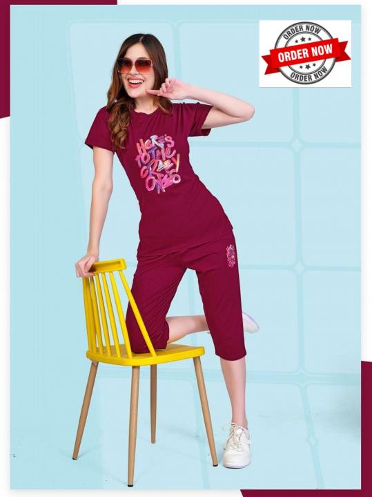 SUMMER SPECIAL CAPRI VOL.AT2603 Night Suits Wholesale catalog