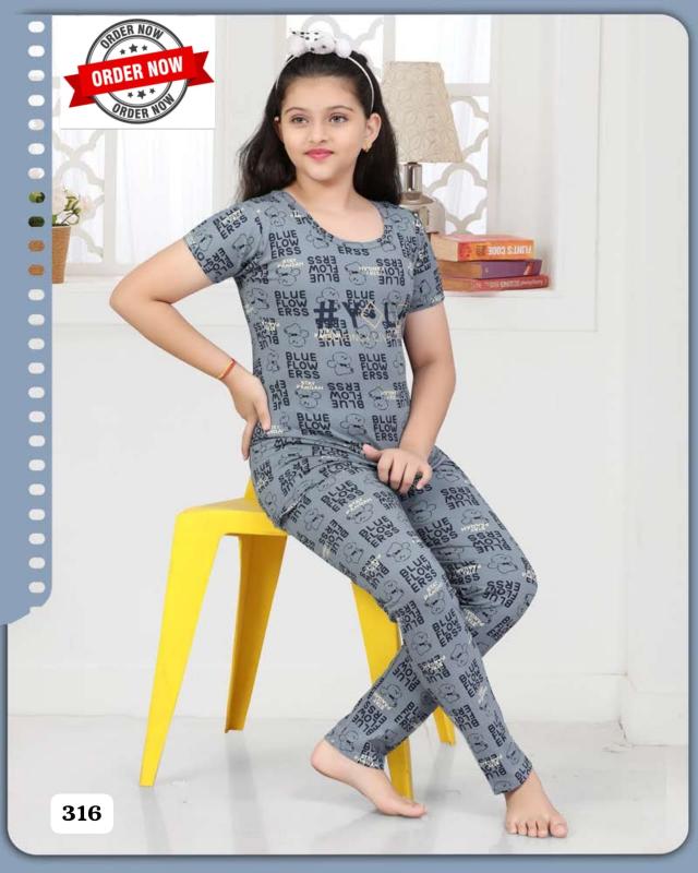 SUMMER SPECIAL KIDS VOL.TRENDY-316 Night Suits Wholesale catalog