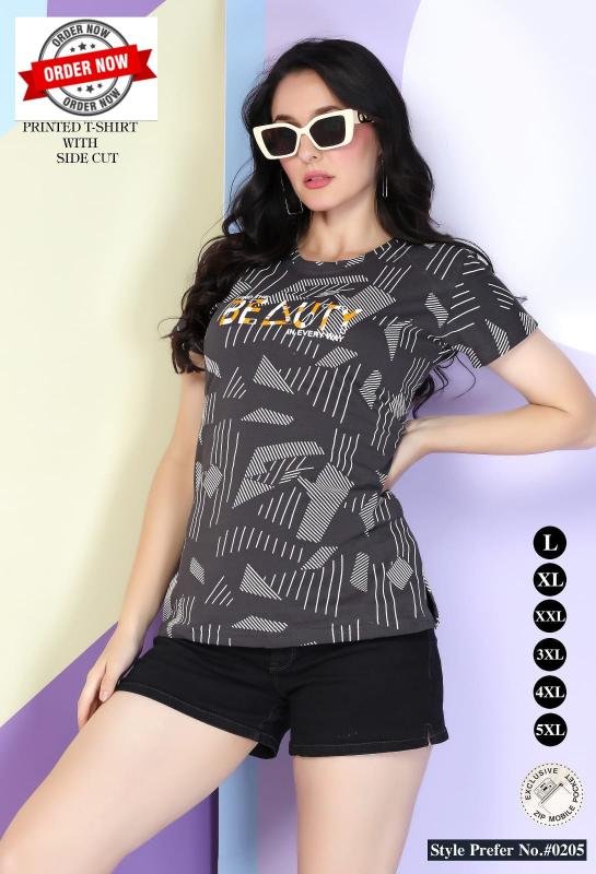 SUMMER SPECIAL VOL.#AT0205 Ladies Night T Shirt Wholesale catalog