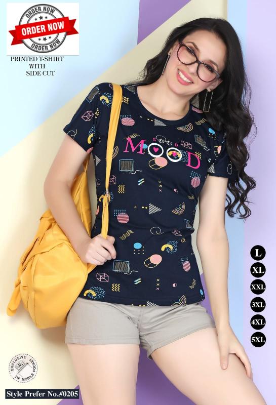 SUMMER SPECIAL VOL.#AT0205 Ladies Night T Shirt Wholesale catalog