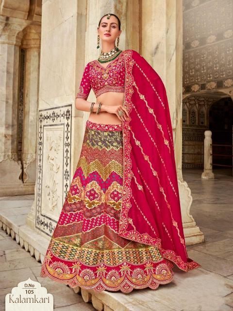 Surshyam Kalamkari designer lehenga choli at wholesale price