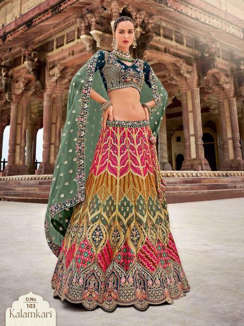 Surshyam Kalamkari designer lehenga choli at wholesale price