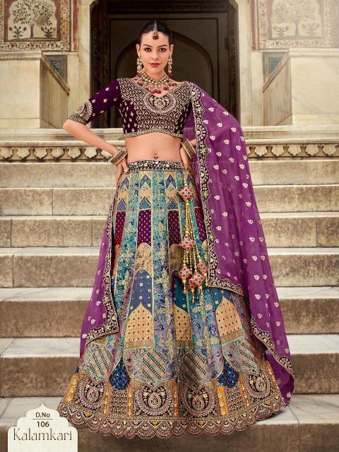 Surshyam Kalamkari designer lehenga choli at wholesale price