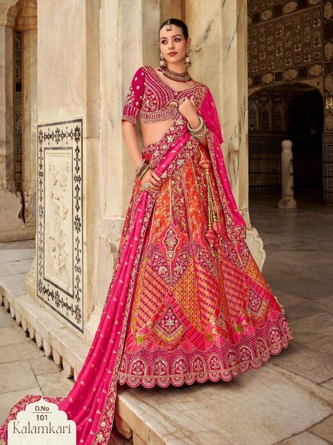 Surshyam Kalamkari designer lehenga choli at wholesale price