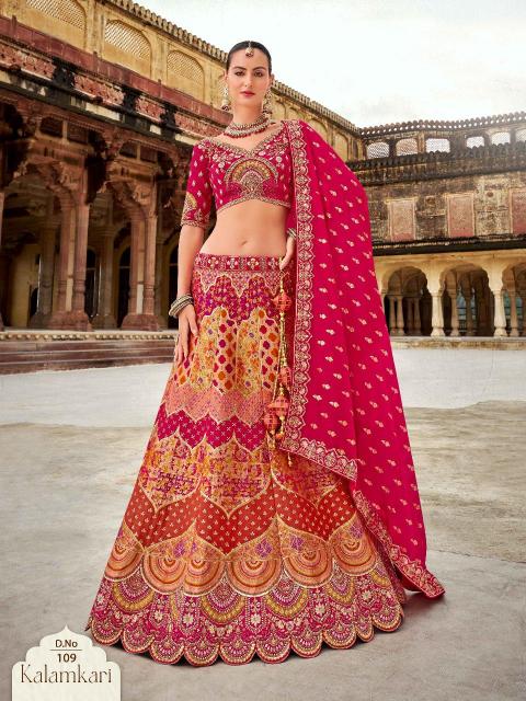 Surshyam Kalamkari designer lehenga choli at wholesale price