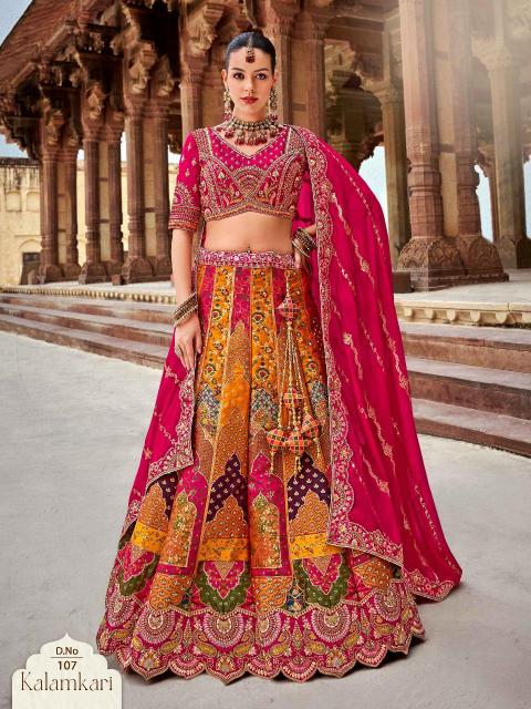 Surshyam Kalamkari designer lehenga choli at wholesale price