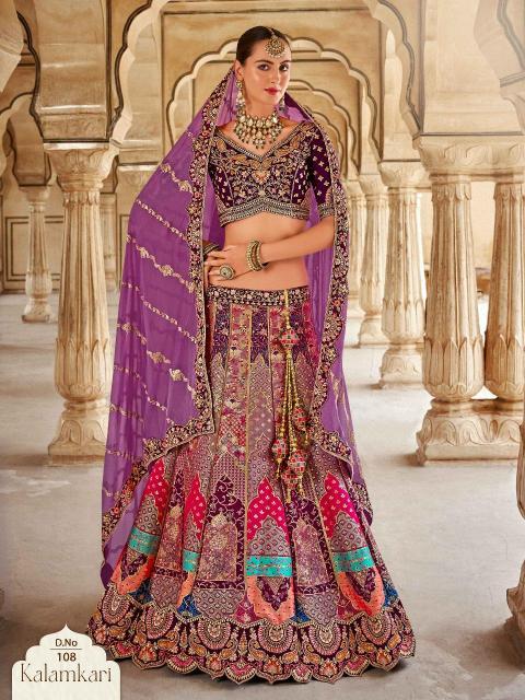 Surshyam Kalamkari designer lehenga choli at wholesale price