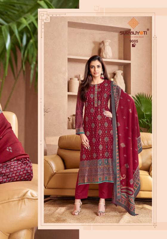 Surya Jyoti Pushpa Vol-09 – Dress Material - Wholesale Catalog