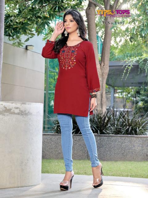 Tips & Tops Bubbly Vol 14 short kurtis for patiala online india