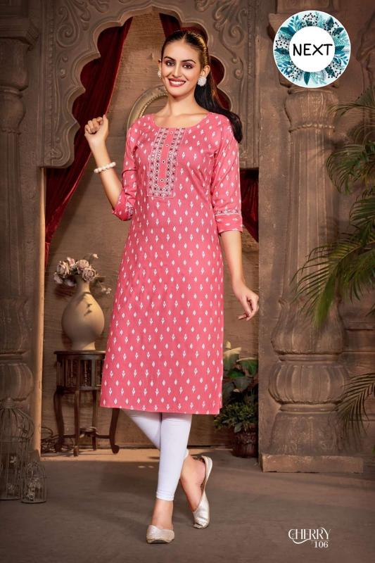 TRENDY CHERRY VOL.0.12 winter kurtis online shopping in india