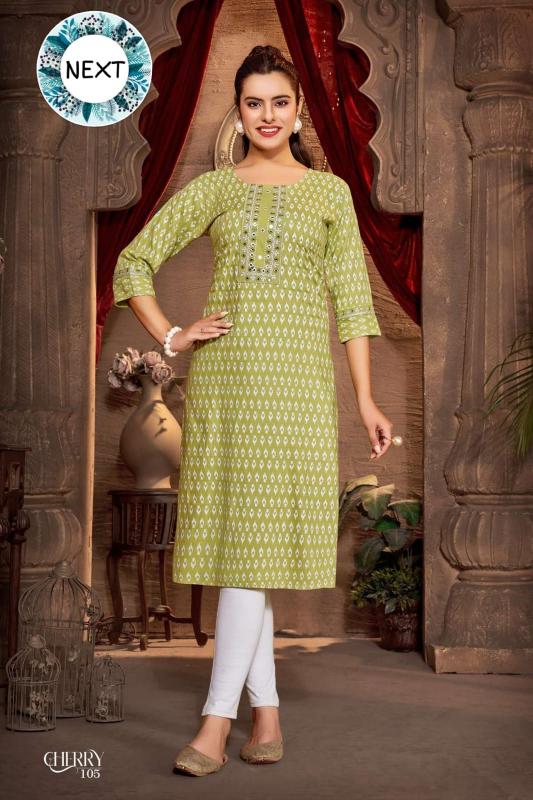 TRENDY CHERRY VOL.0.12 winter kurtis online shopping in india