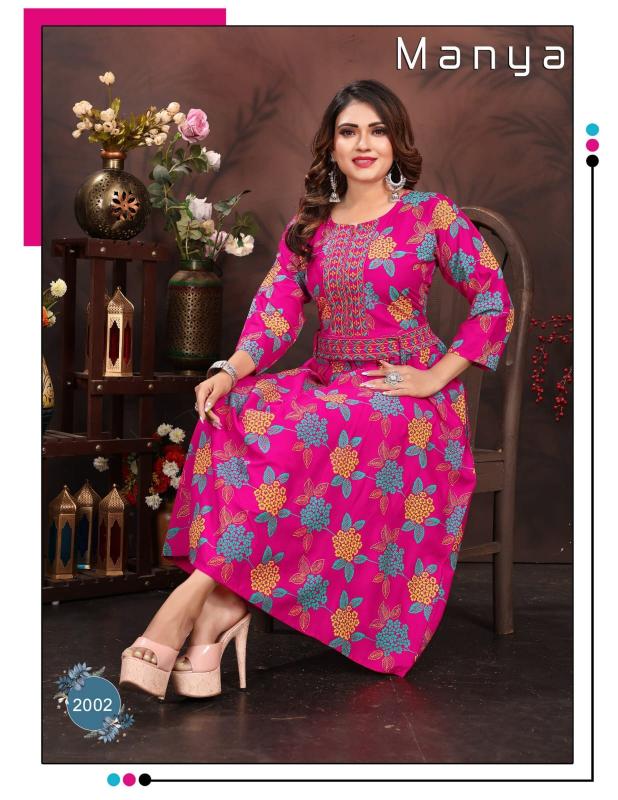 TRENDY MANYA VOL.0.2.1 kurti tops india