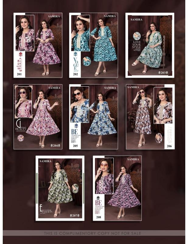 Trendy Samira Vol 2 online sale of kurtis in india below 300