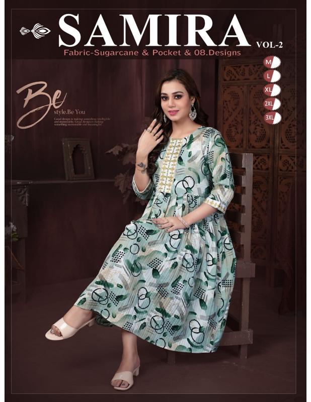 Trendy Samira Vol 2 online sale of kurtis in india below 300