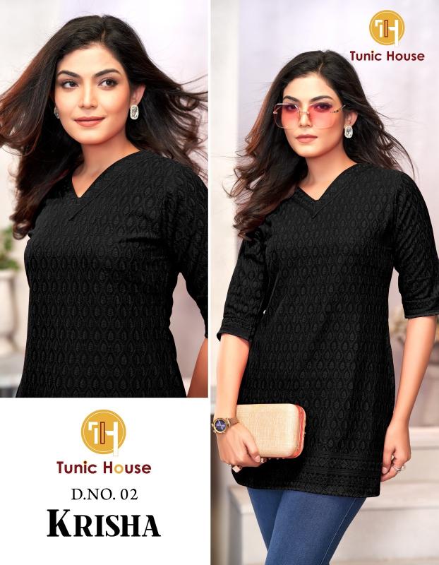 Tunic House Krisha short kurtis for skirts online india