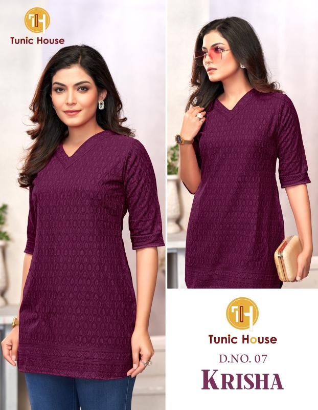 Tunic House Krisha short kurtis for skirts online india