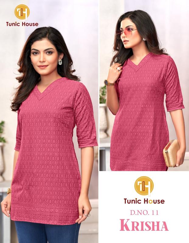 Tunic House Krisha short kurtis for skirts online india