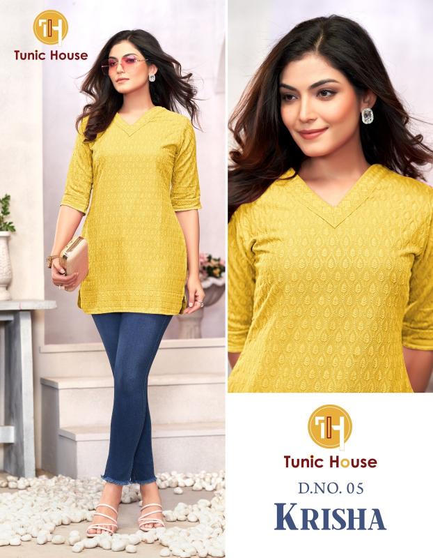 Tunic House Krisha short kurtis for skirts online india