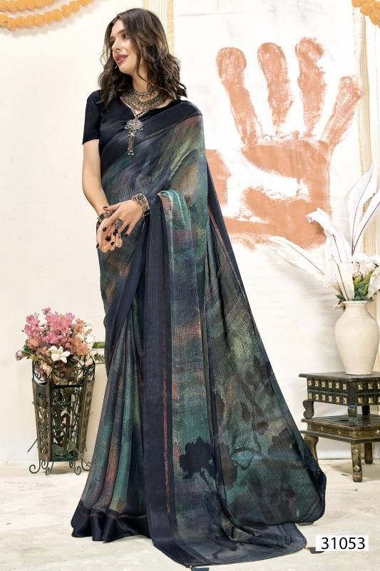 Vallabhi Evelyn Vol 6 buy Chiffon Printed Sarees online india