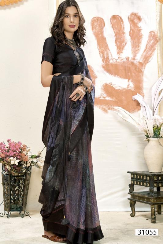 Vallabhi Evelyn Vol 6 buy Chiffon Printed Sarees online india