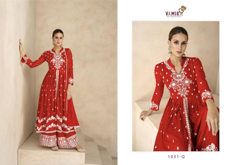 Vamika Lakhnavi Vol 6 Platinum (D.NO.1031P to 1031T) pinterest india kurti designs